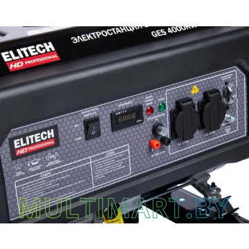 Бензиновый генератор ELITECH GES 4000RW картинка 6